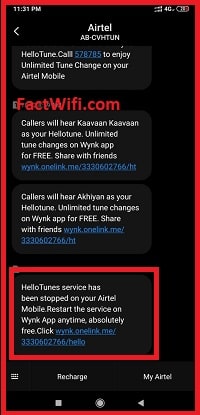 After Deactivation confirmation message After Deactivation confirmation message
