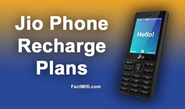 Jio Phone recharge plans