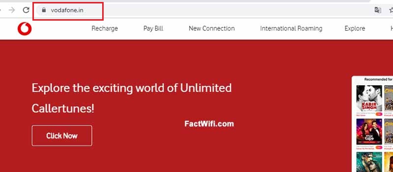 how to check vodefone net balance using website